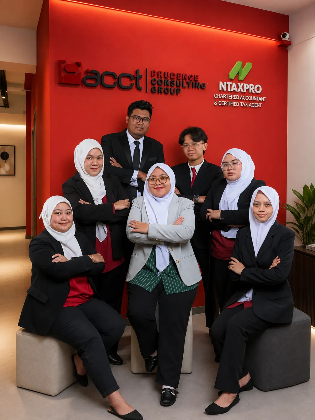 Pasukan NTAXPRO bersama klien